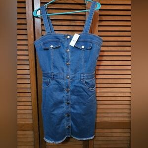 rue 21 denim dress Rue 21 Womens Large Denim Dress